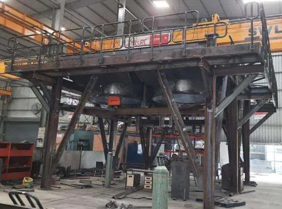 Plenum chamber and support structure