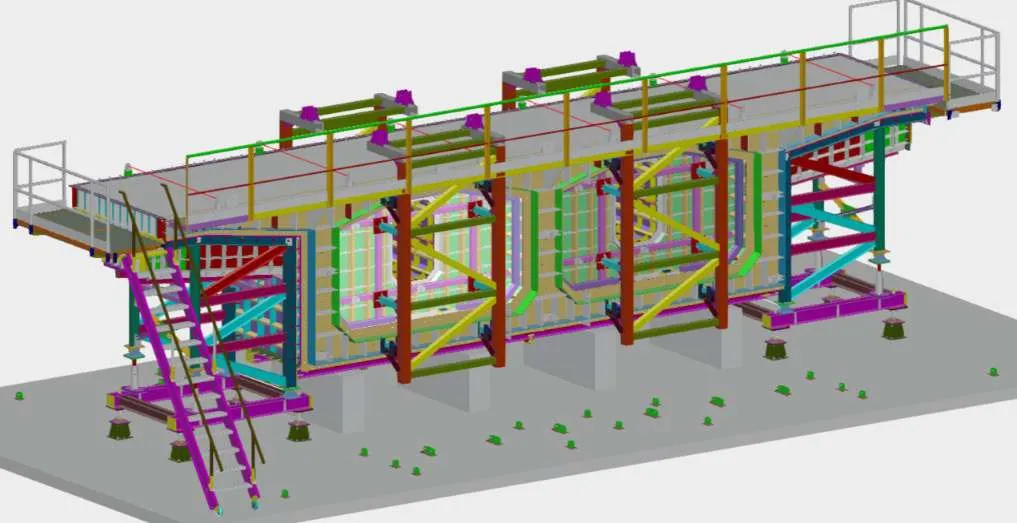 Moulds and steel for the Mumbai-Ahmedabad high-speed rail