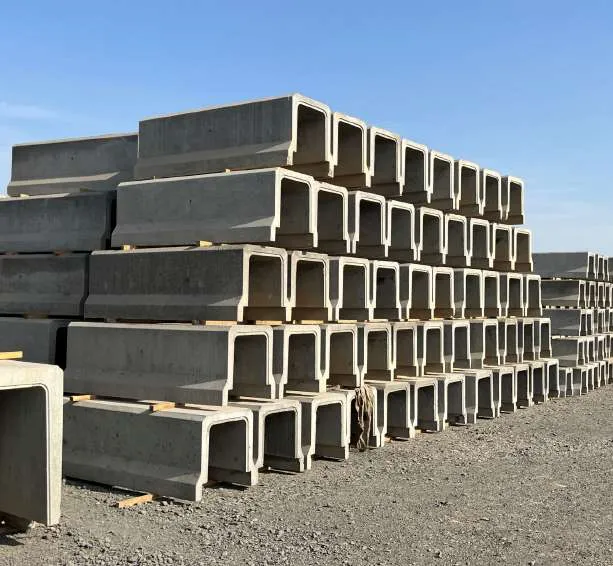 Precast U-ducts and noise barriers for the bullet train bridge