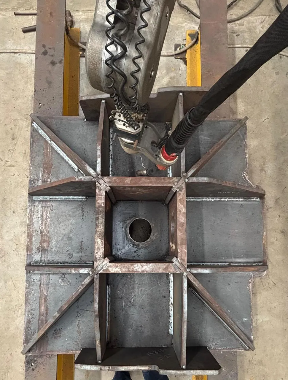 Pylon anchor boxes, Mumbai-Pune Missing Link cable-stayed bridge
