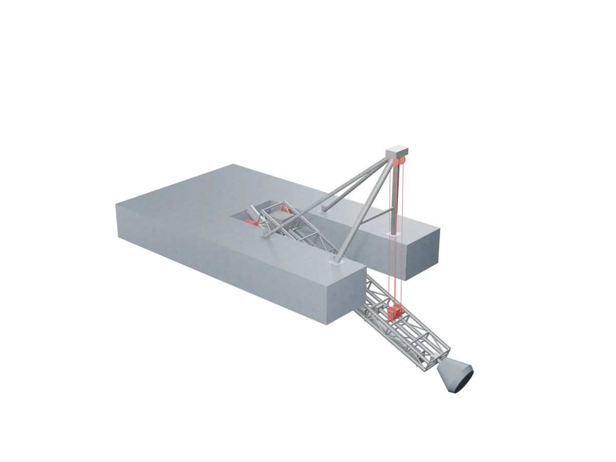 Cutter Ladders & Gantries, 3D model