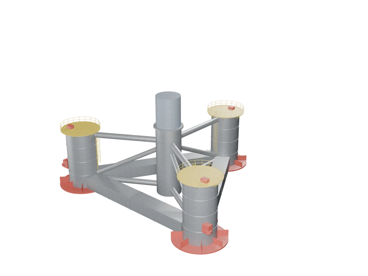 Floating Wind Foundation Blocks