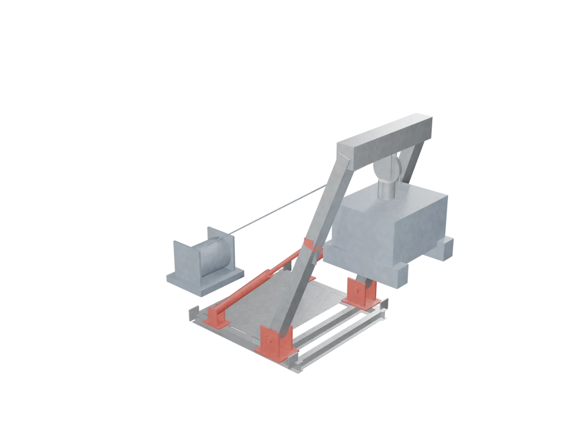 Launch & Recovery A-Frames, 3D model