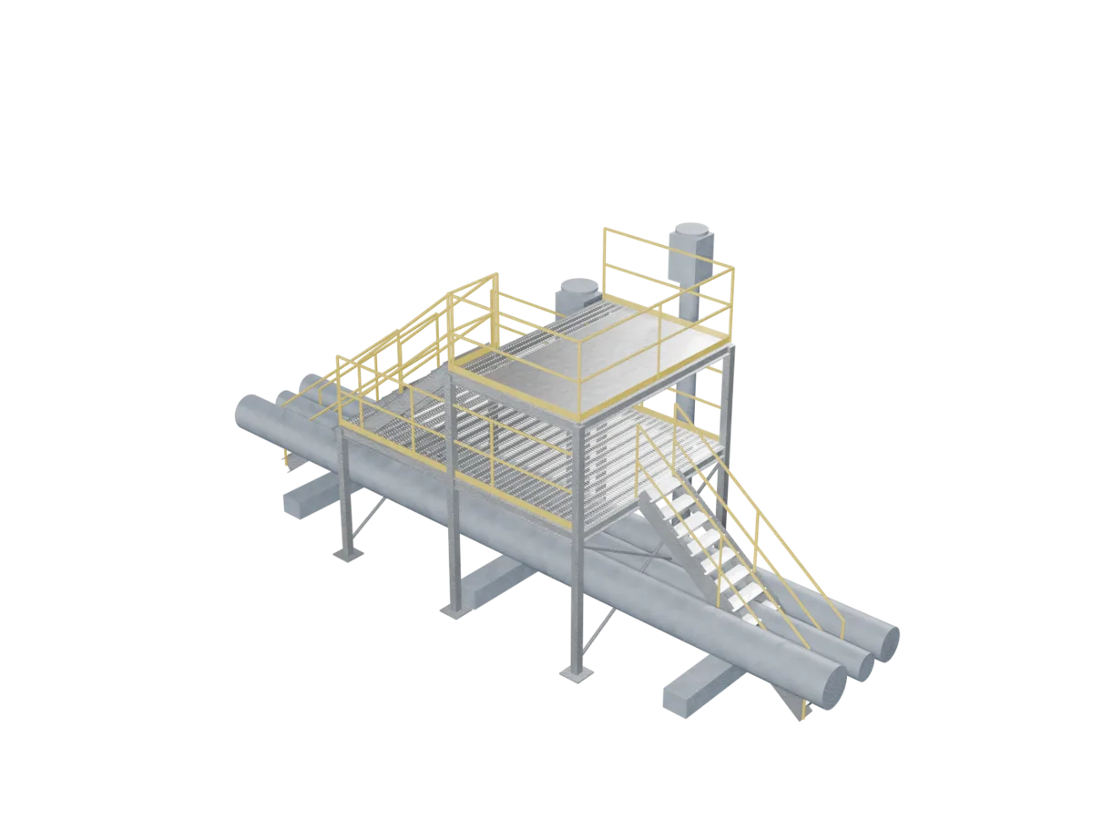 3D model of Multi-level Access Platforms